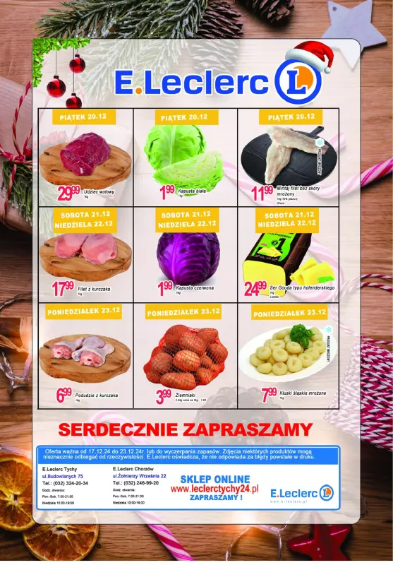 Leclerc - gazetka promocyjna Oferta Tychy i Chorzów od wtorku 17.12 do poniedziałku 23.12 - strona 16