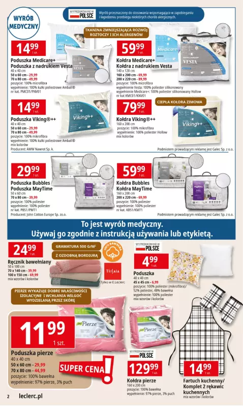 Leclerc - gazetka promocyjna Oferta E.Leclerc od piątku 27.12 do soboty 11.01 - strona 2