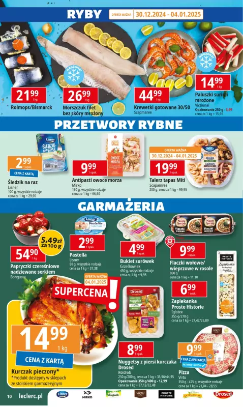 Leclerc - gazetka promocyjna Oferta E.Leclerc od piątku 27.12 do soboty 11.01 - strona 10