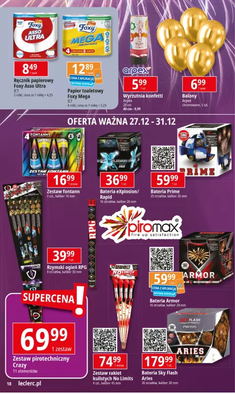 Leclerc - gazetka promocyjna Oferta E.Leclerc od piątku 27.12 do soboty 11.01 - strona 18