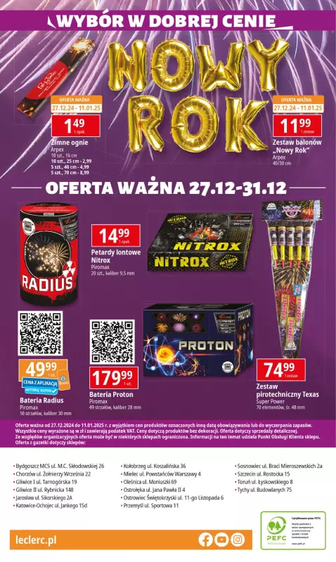 Leclerc - gazetka promocyjna Oferta E.Leclerc od piątku 27.12 do soboty 11.01 - strona 20