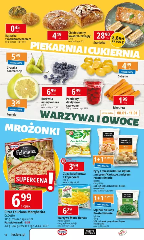 Leclerc - gazetka promocyjna Oferta E.Leclerc od wtorku 07.01 do poniedziałku 13.01 - strona 16