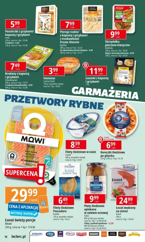 Leclerc - gazetka promocyjna Oferta E.Leclerc od wtorku 07.01 do poniedziałku 13.01 - strona 18