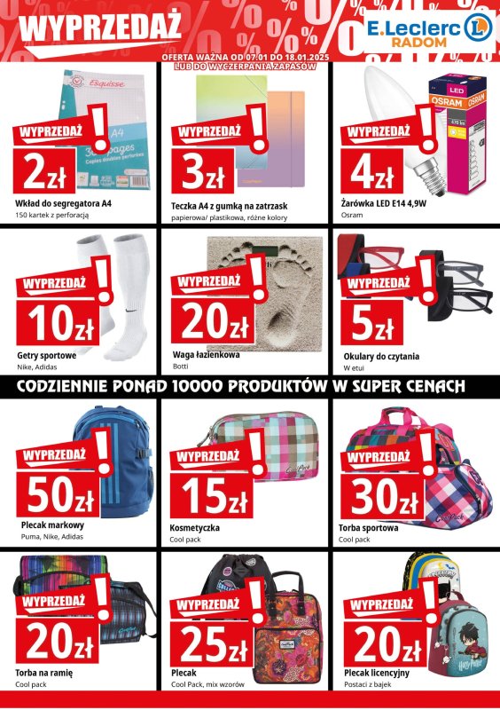 Leclerc - gazetka promocyjna Oferta Radom od wtorku 07.01 do soboty 18.01 - strona 2