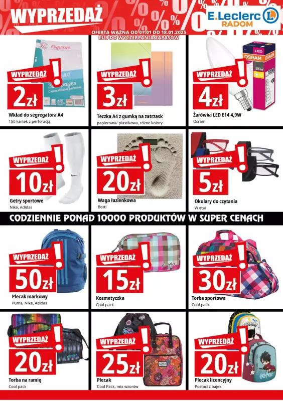 Leclerc - gazetka promocyjna Oferta Radom od wtorku 07.01 do soboty 18.01 - strona 2