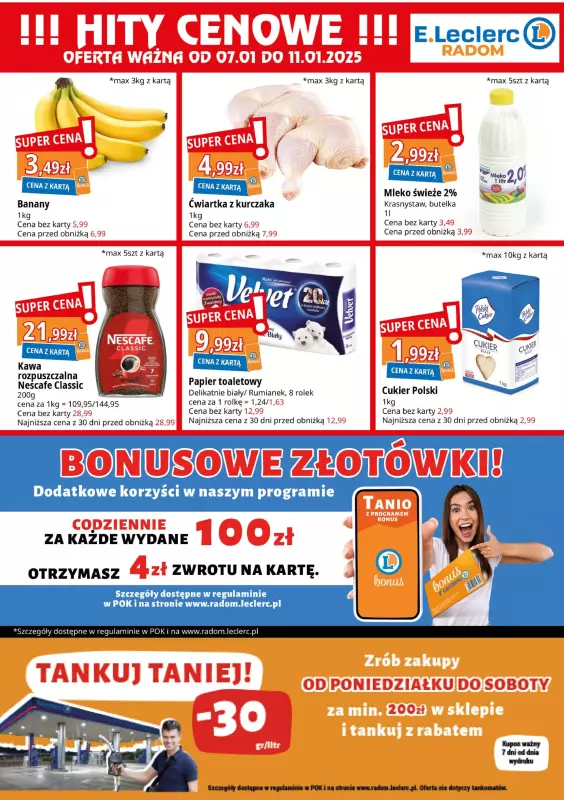 Leclerc - gazetka promocyjna Oferta Radom od wtorku 07.01 do soboty 18.01