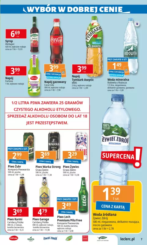 Leclerc - gazetka promocyjna Oferta E.Leclerc od wtorku 14.01 do niedzieli 26.01 - strona 7