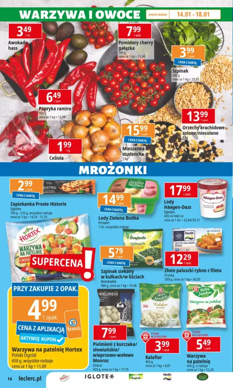 Leclerc - gazetka promocyjna Oferta E.Leclerc od wtorku 14.01 do niedzieli 26.01 - strona 14