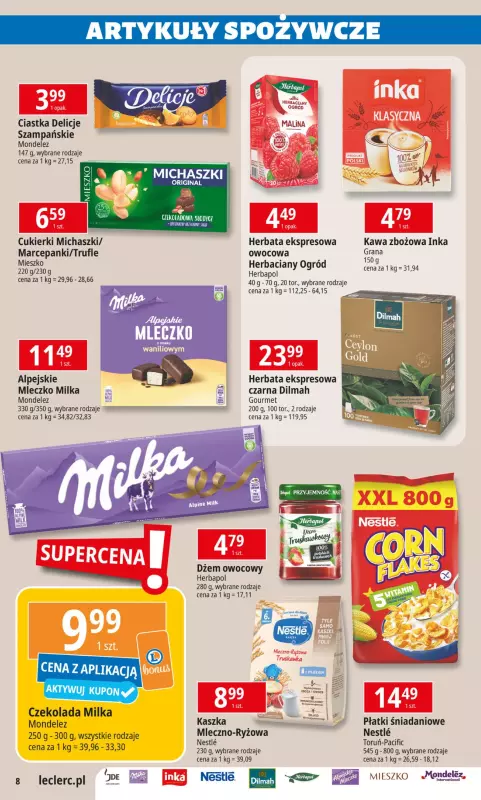 Leclerc - gazetka promocyjna Oferta E.Leclerc od wtorku 14.01 do niedzieli 26.01 - strona 8