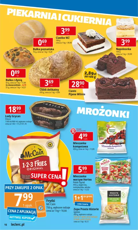 Leclerc - gazetka promocyjna Oferta E.Leclerc od poniedziałku 20.01 do poniedziałku 27.01 - strona 16