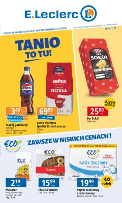 Leclerc - gazetka promocyjna Oferta E.Leclerc od poniedziałku 20.01 do poniedziałku 27.01