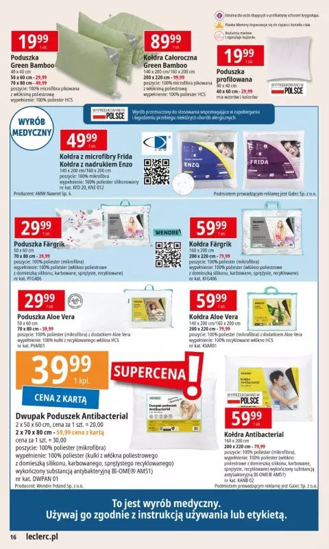 Leclerc - gazetka promocyjna Oferta E.Leclerc od wtorku 28.01 do soboty 08.02 - strona 16