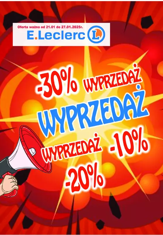 Leclerc - gazetka promocyjna Oferta Chorzów od piątku 24.01 do poniedziałku 27.01