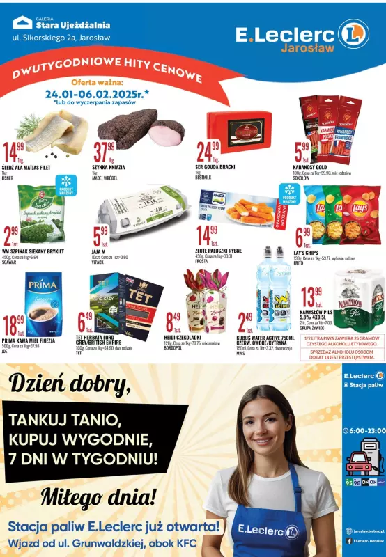 Leclerc - gazetka promocyjna Oferta Jarosław od piątku 24.01 do czwartku 06.02