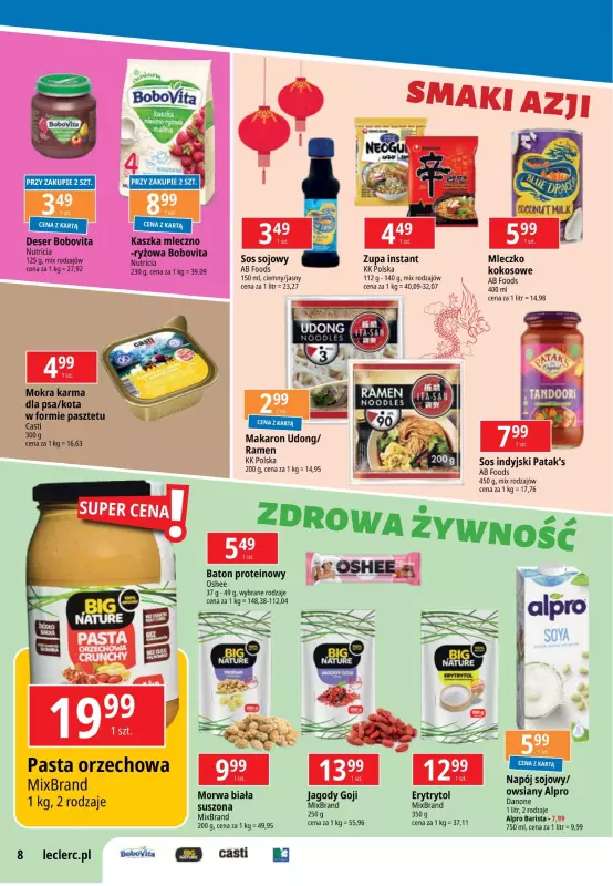 Leclerc - gazetka promocyjna Oferta E.Leclerc od wtorku 28.01 do poniedziałku 03.02 - strona 8