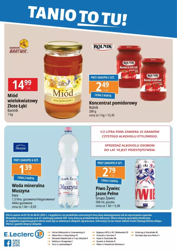Leclerc - gazetka promocyjna Oferta E.Leclerc od piątku 07.02 do soboty 08.02 - strona 2