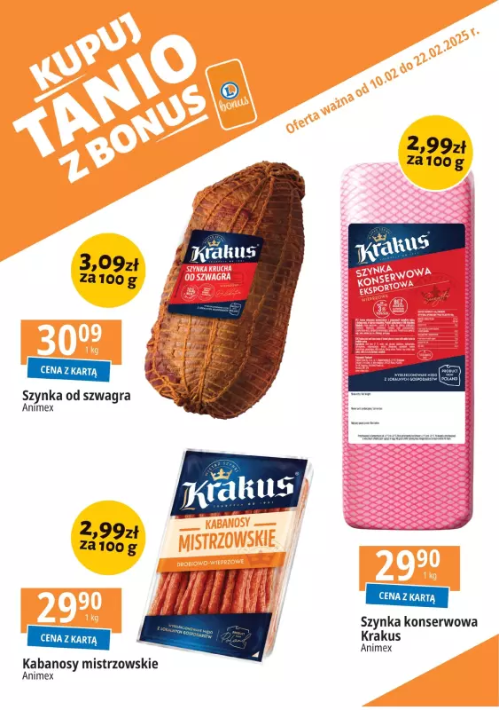 Leclerc - gazetka promocyjna Oferta E.Leclerc I Kupuj tanio z bonus od wtorku 11.02 do soboty 22.02 - strona 5