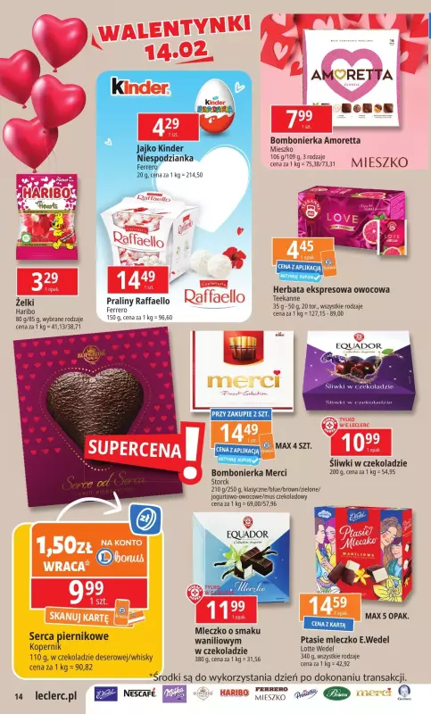 Leclerc - gazetka promocyjna Oferta E.Leclerc I Wybór w dobrej cenie od czwartku 13.02 do soboty 22.02 - strona 14