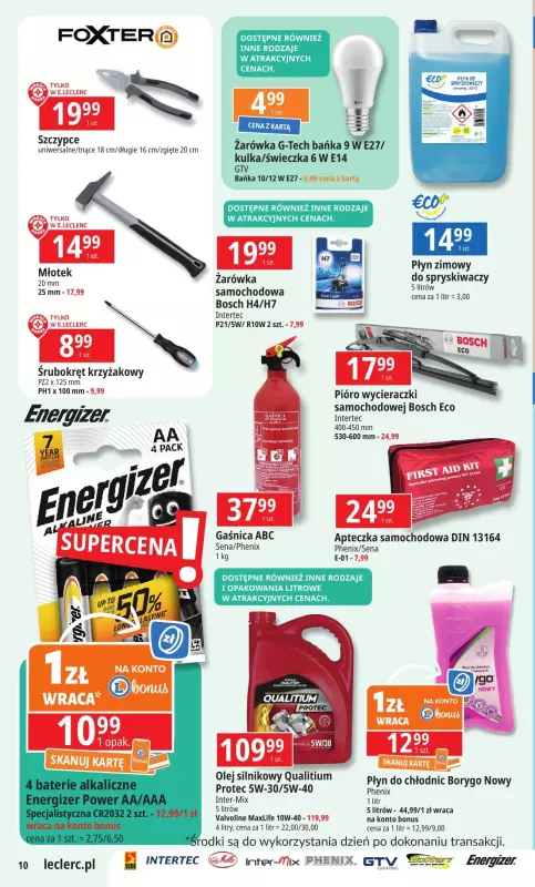 Leclerc - gazetka promocyjna Oferta E.Leclerc I Wybór w dobrej cenie od czwartku 13.02 do soboty 22.02 - strona 10