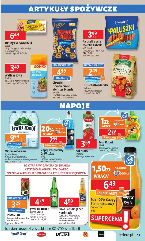 Leclerc - gazetka promocyjna Oferta E.Leclerc I Wybór w dobrej cenie od czwartku 13.02 do soboty 22.02 - strona 11