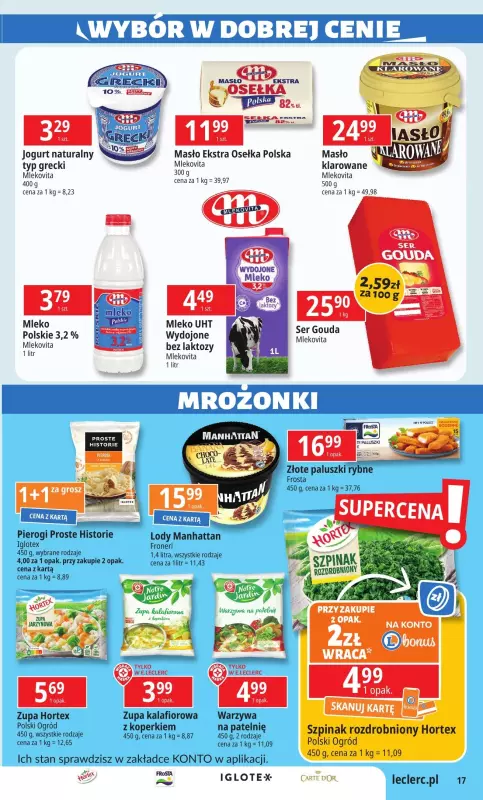 Leclerc - gazetka promocyjna Oferta E.Leclerc I Wybór w dobrej cenie od czwartku 13.02 do soboty 22.02 - strona 17