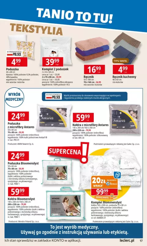 Leclerc - gazetka promocyjna Oferta E.Leclerc od poniedziałku 03.03 do poniedziałku 10.03 - strona 17