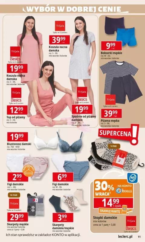 Leclerc - gazetka promocyjna Oferta E.Leclerc od wtorku 11.03 do soboty 22.03 - strona 11