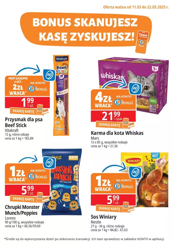 Leclerc - gazetka promocyjna Oferta E.Leclerc I Kupuj tanio z bonus od wtorku 11.03 do soboty 22.03 - strona 7