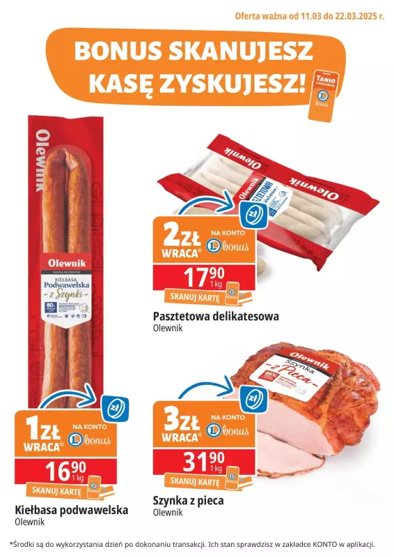 Leclerc - gazetka promocyjna Oferta E.Leclerc I Kupuj tanio z bonus od wtorku 11.03 do soboty 22.03 - strona 2