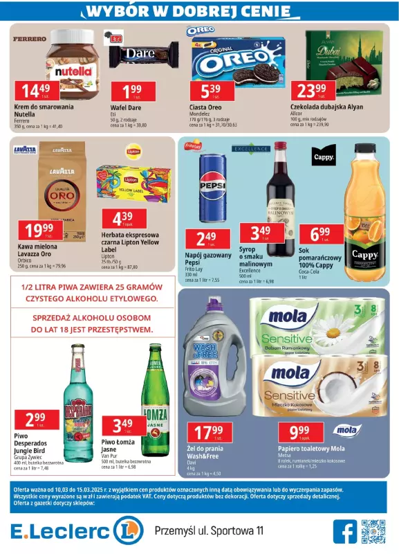 Leclerc - gazetka promocyjna Oferta Przemyśl od wtorku 11.03 do soboty 15.03 - strona 2