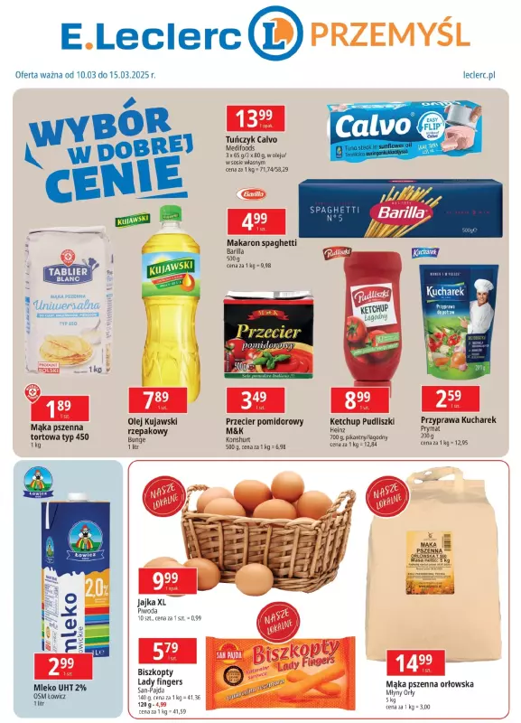 Leclerc - gazetka promocyjna Oferta Przemyśl od wtorku 11.03 do soboty 15.03