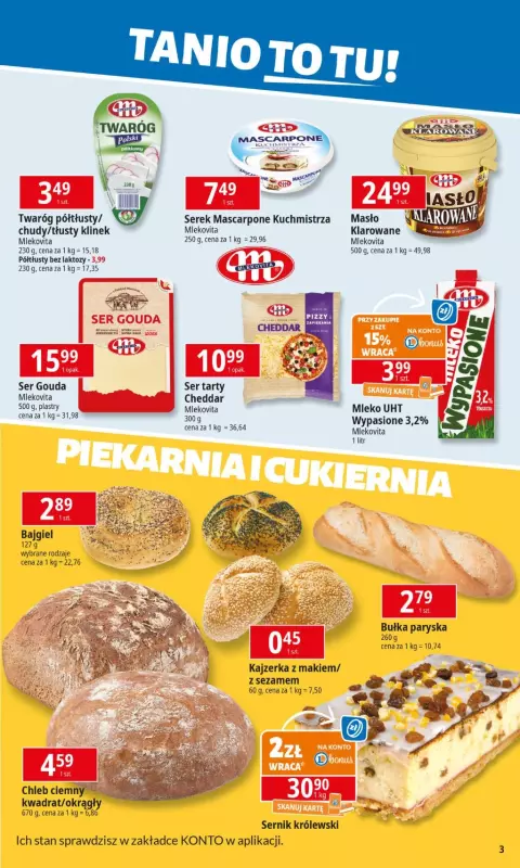 Leclerc - gazetka promocyjna Oferta E.Leclerc I Tanio to tu! od poniedziałku 17.03 do poniedziałku 24.03 - strona 3