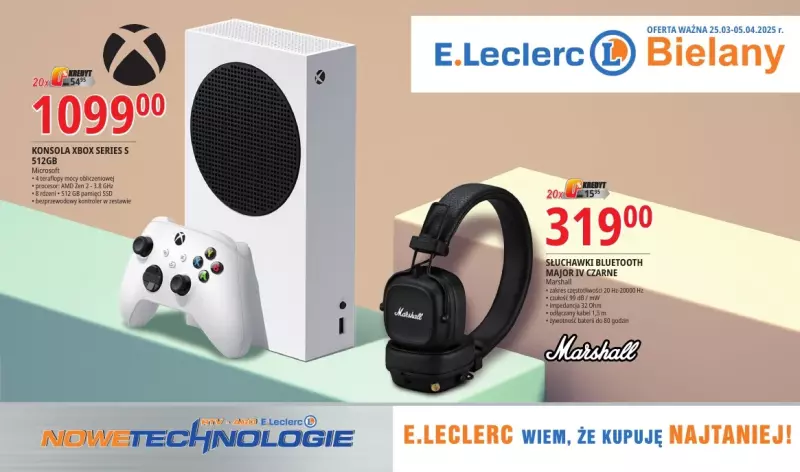 Leclerc - gazetka promocyjna Oferta Bielany od wtorku 25.03 do soboty 05.04