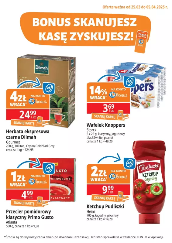 Leclerc - gazetka promocyjna Oferta E.Leclerc | Bonus skanujesz Kasę zyskujesz! od wtorku 25.03 do soboty 05.04 - strona 3