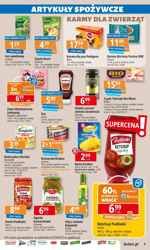 Leclerc - gazetka promocyjna Oferta E.Leclerc I Plener w dobrej cenie od środy 23.04 do piątku 02.05 - strona 9