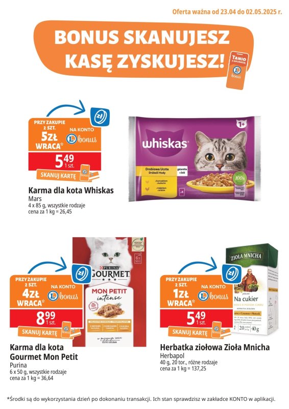 Leclerc - gazetka promocyjna Oferta E.Leclerc I Bonus skanujesz, kasę zyskujesz od środy 23.04 do piątku 02.05 - strona 2