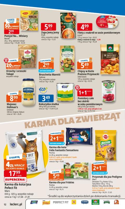 Leclerc - gazetka promocyjna Oferta E.Leclerc od poniedziałku 05.05 do poniedziałku 12.05 - strona 12