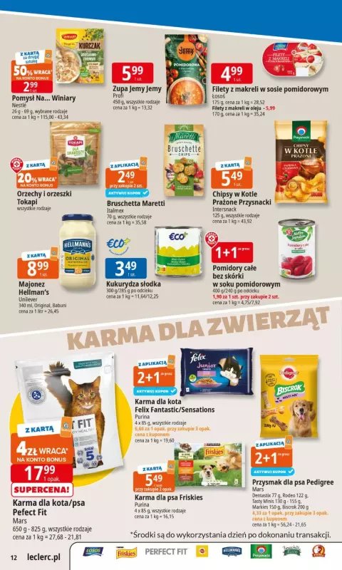 Leclerc - gazetka promocyjna Oferta E.Leclerc I Tanio to tu! od poniedziałku 05.05 do poniedziałku 12.05 - strona 12