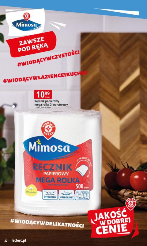 Leclerc - gazetka promocyjna Oferta E.Leclerc od poniedziałku 05.05 do poniedziałku 12.05 - strona 22