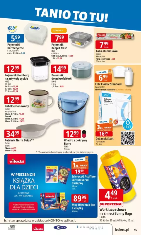 Leclerc - gazetka promocyjna Oferta E.Leclerc od poniedziałku 05.05 do poniedziałku 12.05 - strona 15