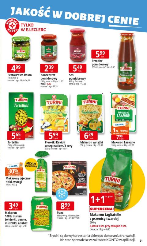 Leclerc - gazetka promocyjna Oferta E.Leclerc od poniedziałku 05.05 do poniedziałku 12.05 - strona 21