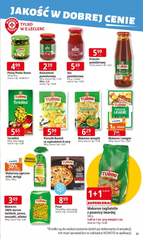 Leclerc - gazetka promocyjna Oferta E.Leclerc od poniedziałku 05.05 do poniedziałku 12.05 - strona 21
