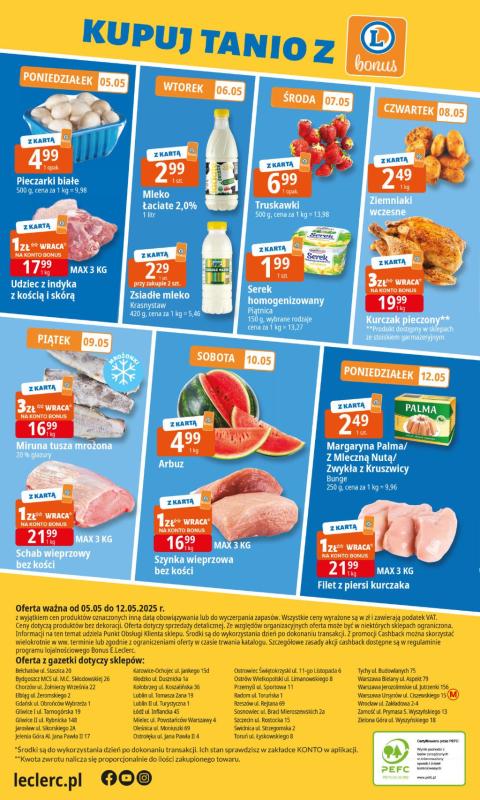 Leclerc - gazetka promocyjna Oferta E.Leclerc od poniedziałku 05.05 do poniedziałku 12.05 - strona 24