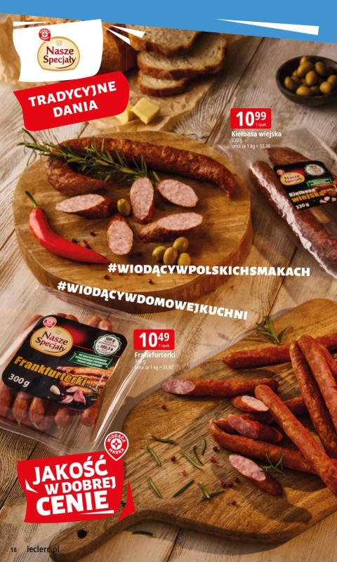 Leclerc - gazetka promocyjna Oferta E.Leclerc od poniedziałku 05.05 do poniedziałku 12.05 - strona 18