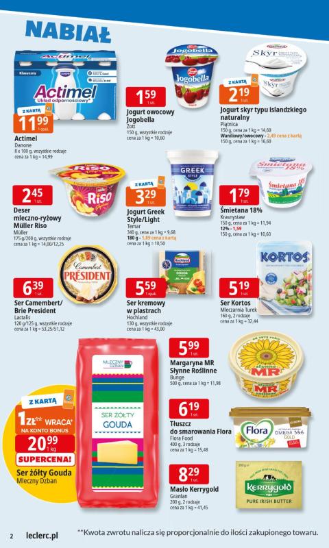 Leclerc - gazetka promocyjna Oferta E.Leclerc od poniedziałku 05.05 do poniedziałku 12.05 - strona 2