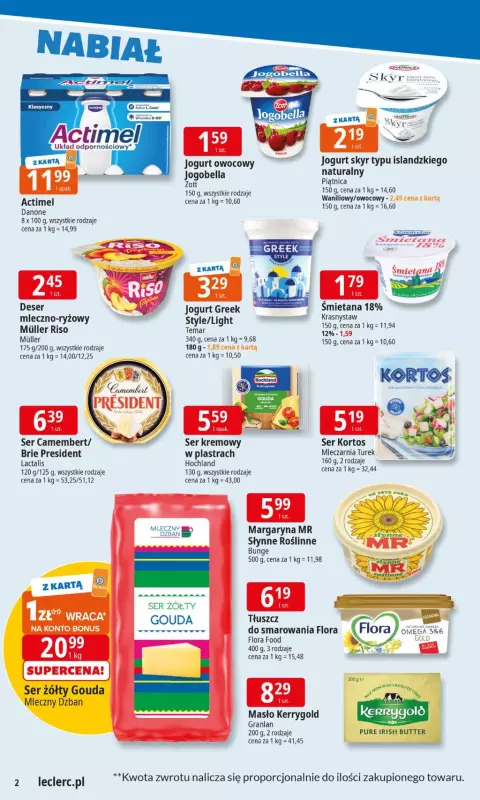 Leclerc - gazetka promocyjna Oferta E.Leclerc I Tanio to tu!   - strona 2