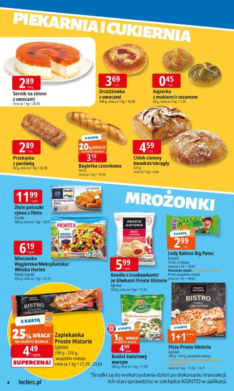 Leclerc - gazetka promocyjna Oferta E.Leclerc od poniedziałku 05.05 do poniedziałku 12.05 - strona 4