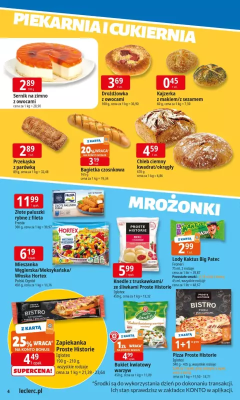 Leclerc - gazetka promocyjna Oferta E.Leclerc I Tanio to tu! od poniedziałku 05.05 do poniedziałku 12.05 - strona 4