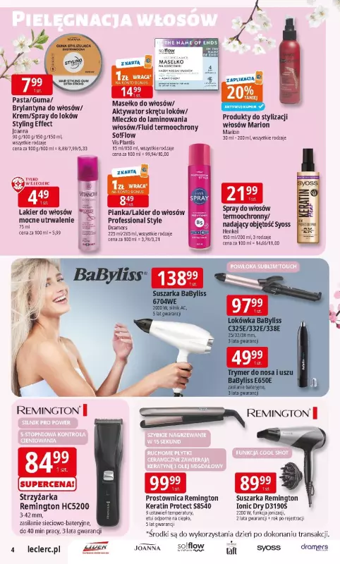 Leclerc - gazetka promocyjna Oferta E.Leclerc I Uroda w dobrej cenie od wtorku 06.05 do soboty 17.05 - strona 4