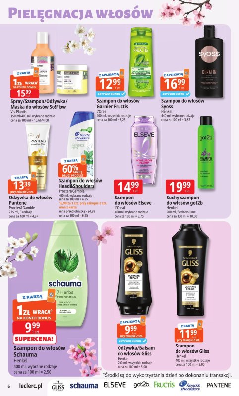 Leclerc - gazetka promocyjna Oferta E.Leclerc od wtorku 06.05 do soboty 17.05 - strona 6